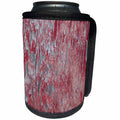 3dRose Wood Textures - Image of Distressed Reddish Wood - Can Cooler Bottle Wrap (cc_271125)