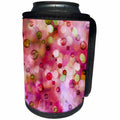 3dRose Andrea Haase Art Illustration - Colorful Beads On A Line Abstract Art - Can Cooler Bottle Wrap (cc_271164)