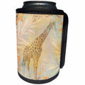 3dRose Andrea Haase Animals Illustration - African Giraffe Illustration - Can Cooler Bottle Wrap (cc_271175)