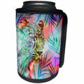 3dRose Andrea Haase Animals Illustration - Colorful Cheetah Illustration - Can Cooler Bottle Wrap (cc_271187)
