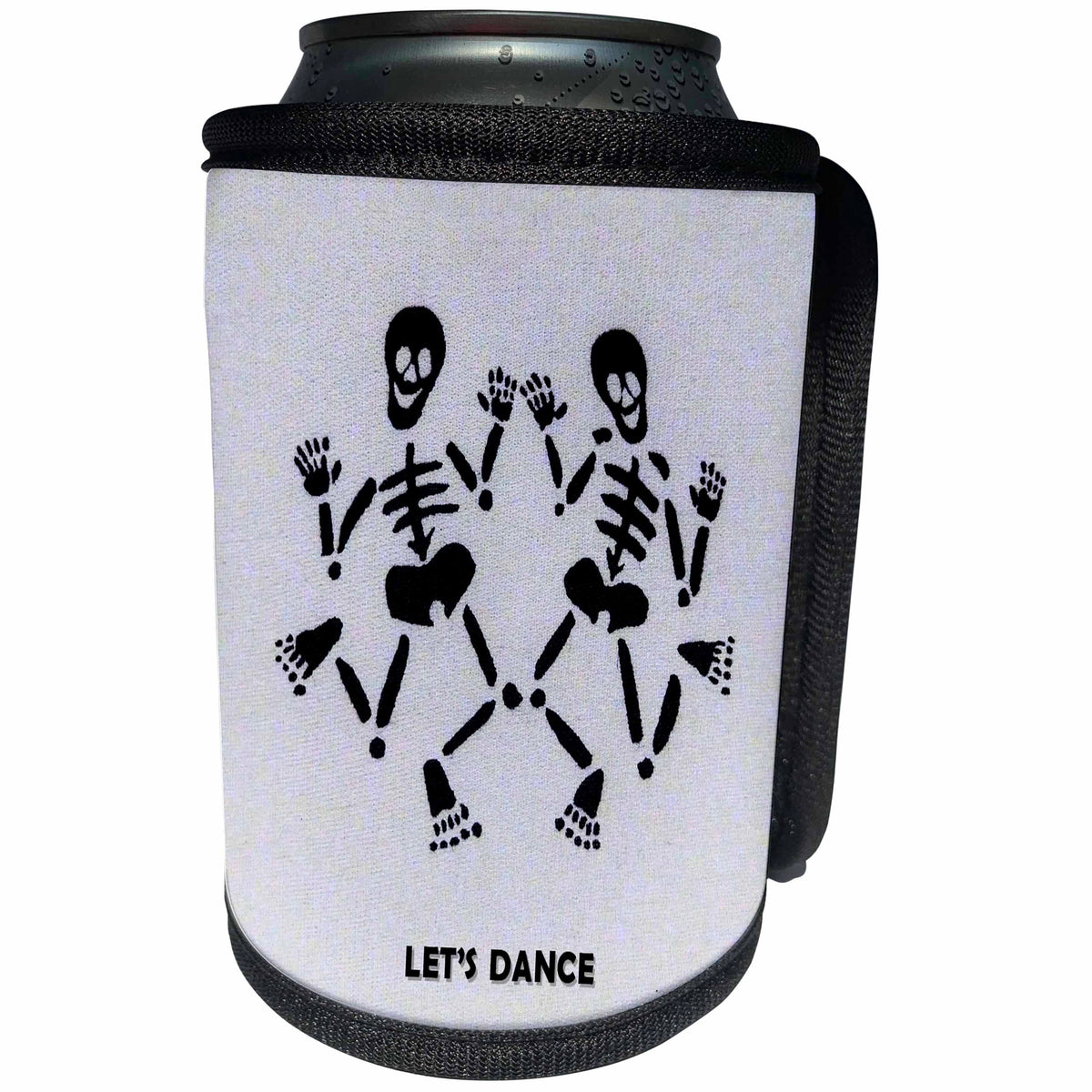 3dRose Florene Holiday Graphic - Soon Halloween - Can Cooler Bottle Wrap (cc_27120)