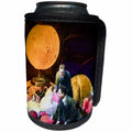 3dRose Scenes from the Past Magic Lantern Slides - DeWitt Wheeler NYC Magic Lantern Slide Circa 1900s Weird Romance - Can Cooler Bottle Wrap (cc_271257)