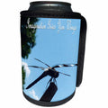 3dRose Renderly Yours Dragonflies - Dragonfly Inspires Imagination - Can Cooler Bottle Wrap (cc_27139)