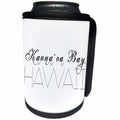 3dRose Alexis Design - American Beaches - American Beaches - Kaunaoa Bay, Hawaii, white backdrop - Can Cooler Bottle Wrap (cc_271398)