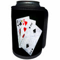 3dRose Alexis Photo-Art - Blackjack - Blackjack Twenty One combination - King, Nine, Two - Can Cooler Bottle Wrap (cc_271839)