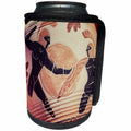 3dRose Alexis Photography - Objects Amphora - Details of painted models of ancient Greek amphora - Can Cooler Bottle Wrap (cc_271887)