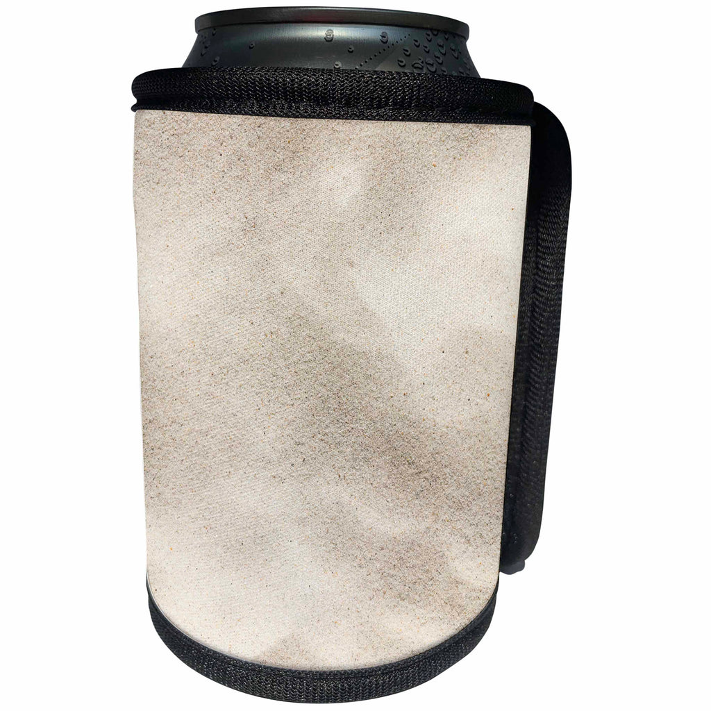 3dRose Alexis Photography - Texture Sand - Clean Beige Color Beach Sand with Small Ripples - Can Cooler Bottle Wrap (cc_271947)
