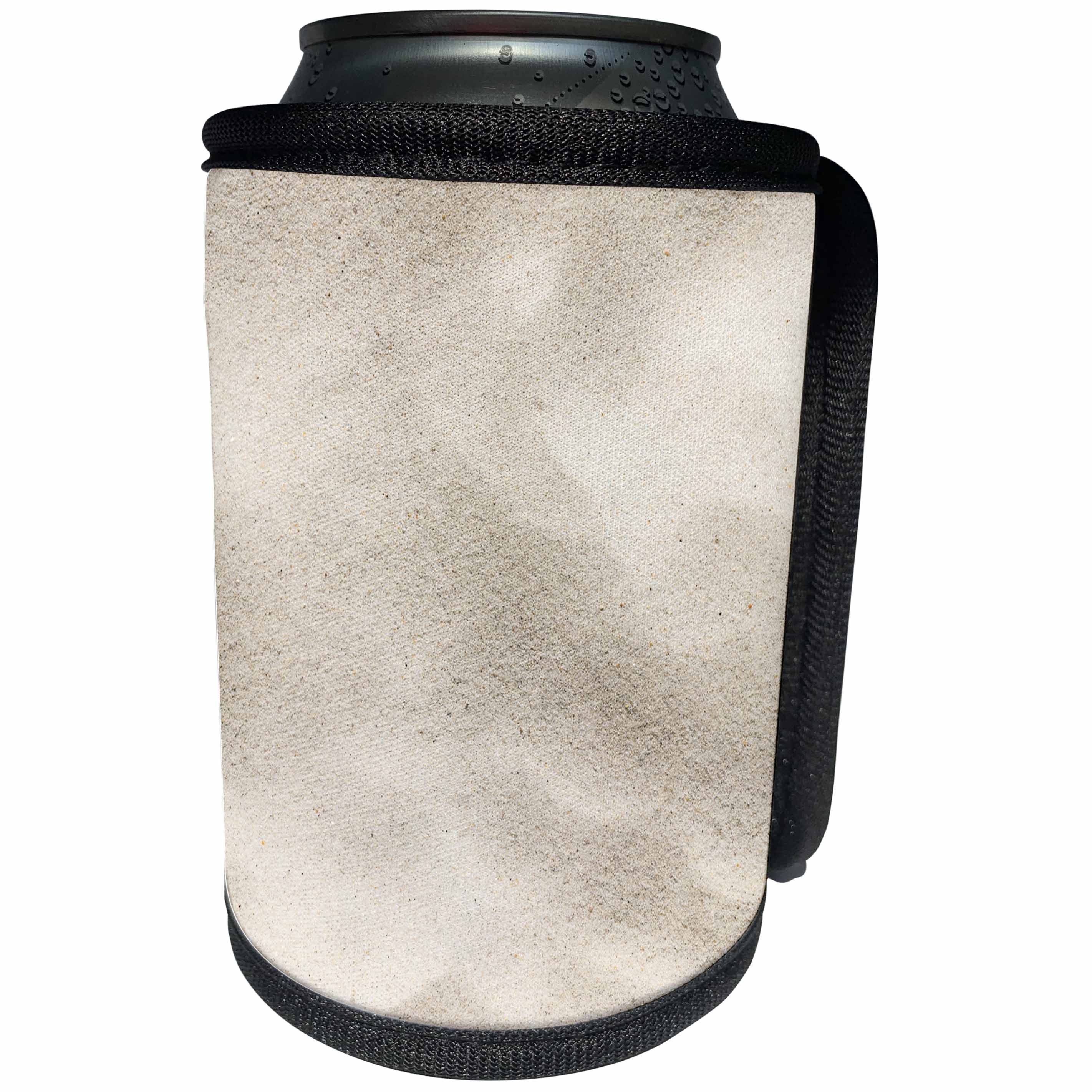 3dRose Alexis Photography - Texture Sand - Clean Beige Color Beach Sand with Small Ripples - Can Cooler Bottle Wrap (cc_271947)