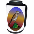 3dRose Mark Grace GRACEVISIONS Birds - BIRDS cactus wren 2 on transparent - Can Cooler Bottle Wrap (cc_27198)