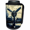 3dRose Alexis Photography - Transport Air - Abstracts of aviation - Propeller of an old aircraft. Stylized photo - Can Cooler Bottle Wrap (cc_271981)