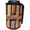 3dRose Alexis Photography - Texture Wood - Detail of a vintage grunge wooden door - Can Cooler Bottle Wrap (cc_271991)