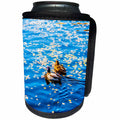 3dRose Alexis Photography - Birds - Two mallard ducks in the cold water of a pond in autumn - Can Cooler Bottle Wrap (cc_272120)