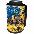 3dRose Alexis Photography - Birds - Three mallard ducks cross the clear water of a pond in golden autumn - Can Cooler Bottle Wrap (cc_272125)