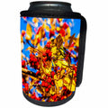 3dRose Alexis Photography - Nature Plants Hawthorn - New crop of hawthorn berries on a tree. Yellow autumn leaves - Can Cooler Bottle Wrap (cc_272186)