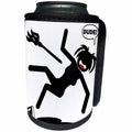 3dRose Mark Grace SCREAMNJENNY Urban Hazards - HAZARDS mopping hazard 2 on transparent - Can Cooler Bottle Wrap (cc_27220)