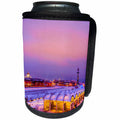 3dRose Alexis Photo-Art - Moscow City - Colorful winter evening in Moscow. Selling art in the open air - Can Cooler Bottle Wrap (cc_272338)