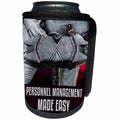 3dRose Alexis Design - Funny Knight - Medieval knight armor, a war-hammer. Personnel management made easy - Can Cooler Bottle Wrap (cc_272417)
