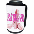 3dRose RinaPiro Kids - Katelyn. Pink ballet shoes. - Can Cooler Bottle Wrap (cc_272763)