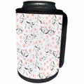 3dRose Uta Naumann Pattern - Luxury Shiny Elegant Rose Gold Dandelion Flower Pattern - Can Cooler Bottle Wrap (cc_272873)