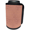 3dRose Uta Naumann Faux Glitter Pattern - Luxury Shiny Elegant Rose Gold Floral Flower Copper Damask Pattern - Can Cooler Bottle Wrap (cc_272880)