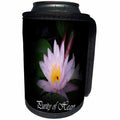 3dRose WhiteOak Photography Inspirational Floral Prints - Purity of Heart Inspirational water lily - Can Cooler Bottle Wrap (cc_27290)