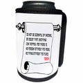 3dRose Alexis Design - Quotes Torah - Quotes - Torah - Do not be scornful to anyone - Can Cooler Bottle Wrap (cc_273253)