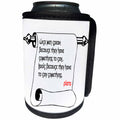 3dRose Alexis Design - Quotes Plato - Quotes - Plato - Wise men speak because - Can Cooler Bottle Wrap (cc_273261)