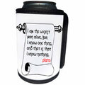 3dRose Alexis Design - Quotes Plato - Quotes - Plato - I am the wisest man alive - Can Cooler Bottle Wrap (cc_273263)
