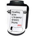 3dRose Alexis Design - Quotes Plato - Quotes - Plato - The madness of love - Can Cooler Bottle Wrap (cc_273265)