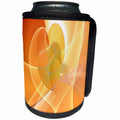 3dRose Fractal Abstracts - Image of Fractal Interwoven Marigold Hearts - Can Cooler Bottle Wrap (cc_273391)