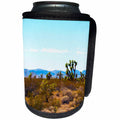 3dRose Jos Fauxtographee- Yucca Trees - Arizona with her Joshua Trees and desert landscape - Can Cooler Bottle Wrap (cc_273446)