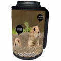 3dRose Beverly Turner Groundhog Photography - GroundHog I Saw my Shadow - Can Cooler Bottle Wrap (cc_27350)