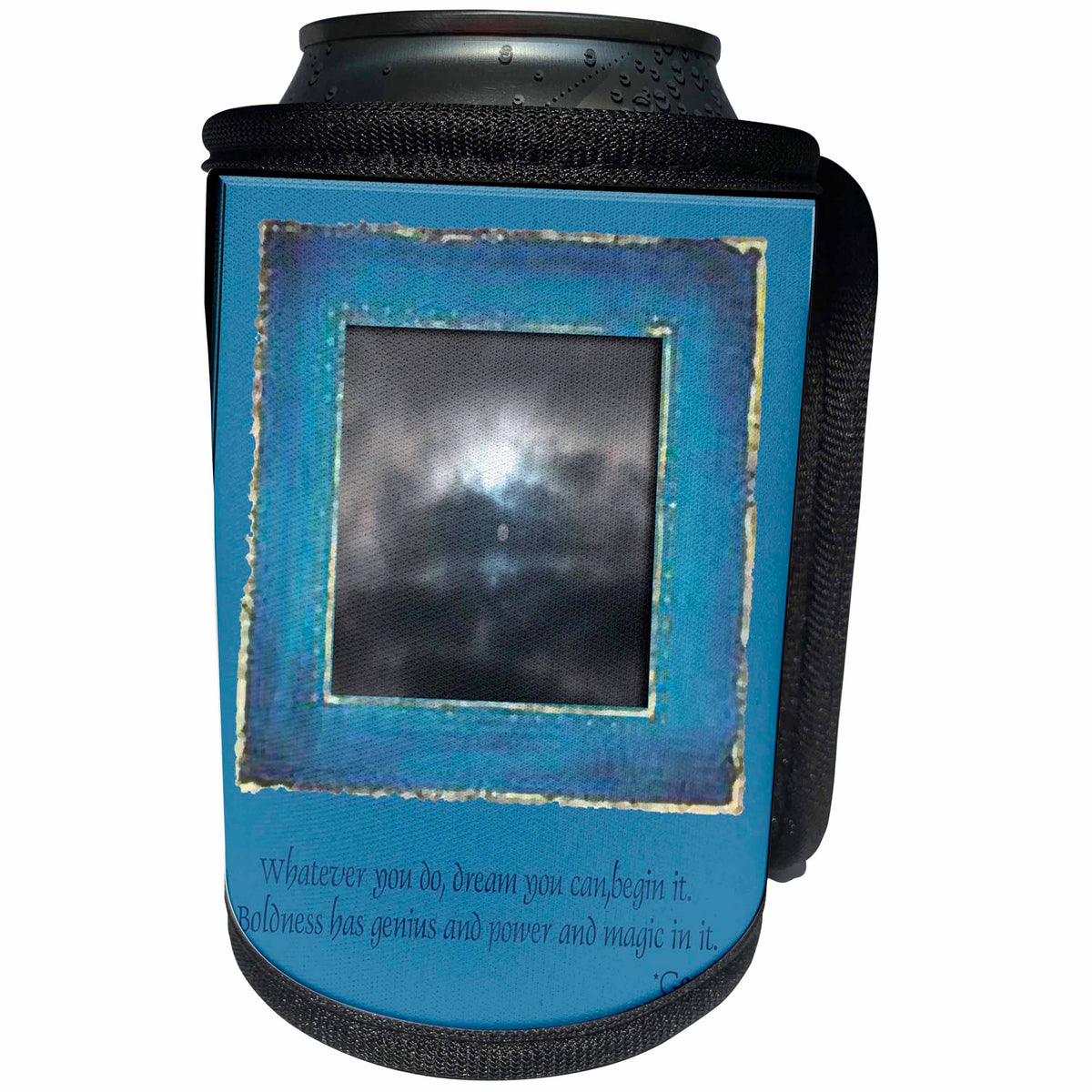 3dRose Beverly Turner Photography and Design - Stormy Moon Goethe - Can Cooler Bottle Wrap (cc_27352)