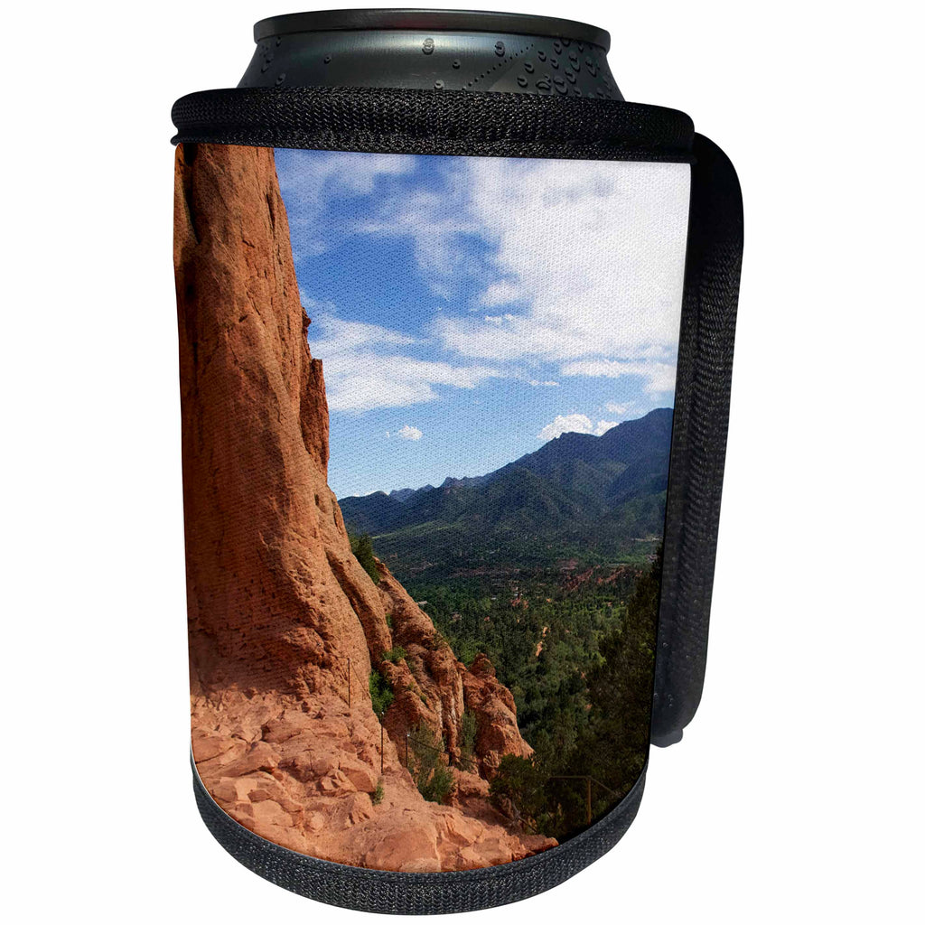 3dRose Tory Anne Collections Photography - COLORADO GARDEN OF GODS ROCKS BOULDERS - Can Cooler Bottle Wrap (cc_273523)