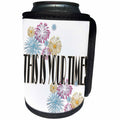 3dRose RinaPiro Motivational Sayings - This is your time. - Can Cooler Bottle Wrap (cc_273533)