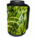 3dRose Alexis Photography - Nature Grass - Blades of green grass. Joy of spring season - Can Cooler Bottle Wrap (cc_273686)
