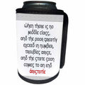 3dRose Alexis Design - Quotes Aristotle - Quotes - Aristotle - When there is no middle class - Can Cooler Bottle Wrap (cc_273823)