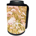 3dRose Patricia Sanders Creations - Gold Floral Expression Art - Can Cooler Bottle Wrap (cc_27460)