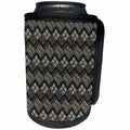 3dRose Andrea Haase Abstract Graphics - Image of Surface Of Silver Woven Metal - Can Cooler Bottle Wrap (cc_274691)