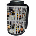 3dRose Andrea Haase Urban Art - Word New York With Typical Taxi Scenery - Can Cooler Bottle Wrap (cc_274705)