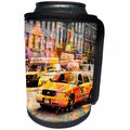 3dRose Andrea Haase Urban Art - New York Taxi Illustration - Can Cooler Bottle Wrap (cc_274709)