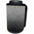 3dRose Andrea Haase Illustration - Image of Silver Shimmering Rhinestones On Grey Background - Can Cooler Bottle Wrap (cc_274843)