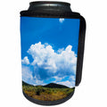 3dRose Jos Fauxtographee- Cloudy Sky - Cloud hanging low in the sky with blue and a valley below - Can Cooler Bottle Wrap (cc_274911)
