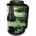 3dRose Florida - Image of Tree Trunk In Green Swamp At Ft Myers - Can Cooler Bottle Wrap (cc_274926)