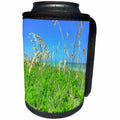 3dRose Florida - Image of Florida Sea Oats On Naples Beach - Can Cooler Bottle Wrap (cc_274932)