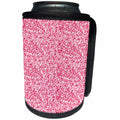 3dRose Uta Naumann Faux Glitter Pattern - Image of Sparkling Blush Pink Luxury Elegant Mermaid Glitter Effect - Can Cooler Bottle Wrap (cc_274954)