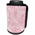 3dRose Uta Naumann Faux Glitter Pattern - Image of Trendy Luxury Rose Quartz Pink Gemstone Agate Geode - Can Cooler Bottle Wrap (cc_275121)