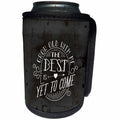 3dRose Uta Naumann Sayings and Typography - Chalkboard Valentines Day Love Typography - The Best Is Yet To Come - Can Cooler Bottle Wrap (cc_275415)