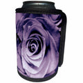 3dRose JaclinArt Garden Nature Florals Flowers Roses Bouquet Wedding - Lavender purple rose - Can Cooler Bottle Wrap (cc_27565)