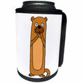 3dRose All Smiles Art Animals - Cool Humorous Sea Otter Cartoon - Can Cooler Bottle Wrap (cc_275721)